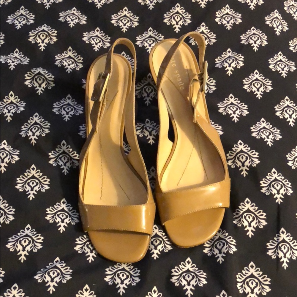 Kate Spade Tan Heels
